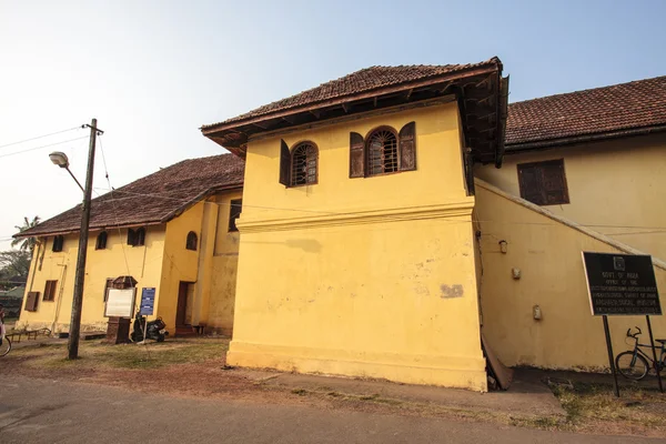 Facade of the Dutch Palace in Mattancherry, Kochin, Kerala - South India — Stock Photo, Image