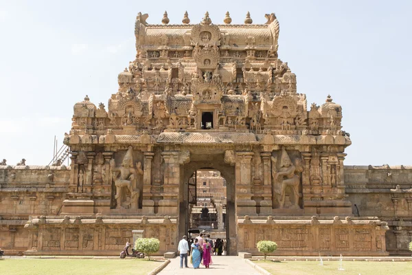 Brihadishwara Temple in Tanjore (Thanjavur) - Tamil Nadu - South India — Stock Photo, Image