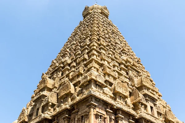 Brihadishwara tempel in Tanjore (Thanjavur) - Tamil Nadu - Zuid-India — Stockfoto