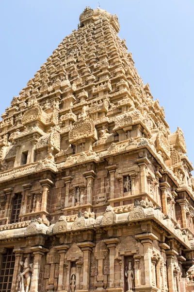 Brihadishwara templet i Tanjore (Indien) - Tamil Nadu - södra Indien — Stockfoto