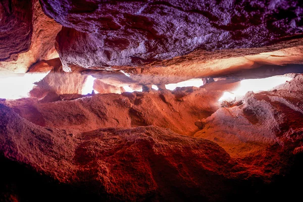 Kırmızı Quebrada de Cafayate - Rio de las Conchas - Salta Milli Parkı - Kuzey Arjantin rocks. — Stok fotoğraf