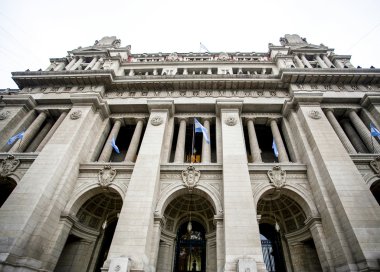 Cephe mahkeme - Palacaio de Justicia Buenos Aires - Arjantin - Güney Amerika