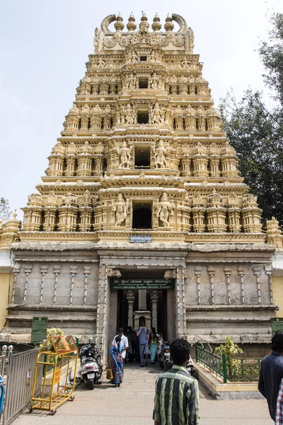 Tempel des Maharadja-Palastes in Mysore, Karnataka - Südindien — Stockfoto