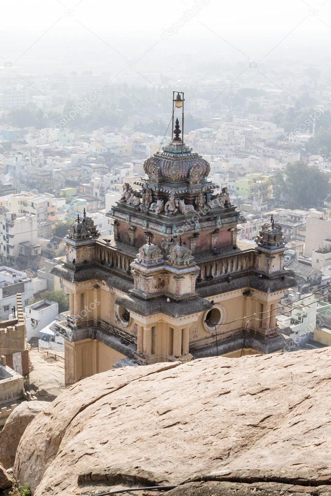The Rock Fort Temple, Uchi Pilayaar Kovil, in Trichy (Tiruchirappalli