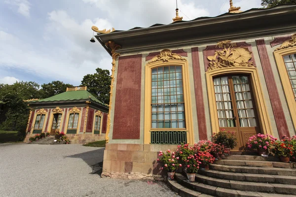 Pabellón chino en Drottningholm (Kina Slott) un pabellón real de inspiración china. Estocolmo, Suecia —  Fotos de Stock