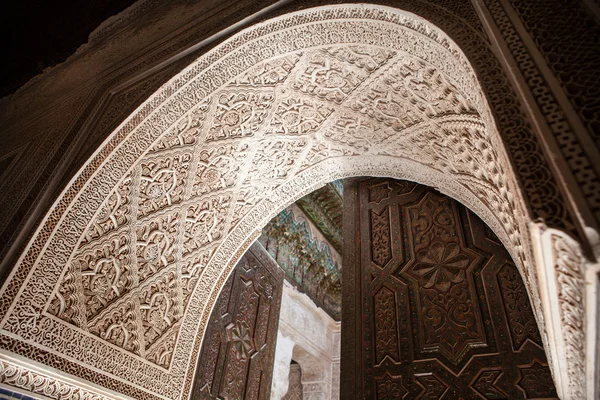 Intérieur de kasbah Telouet à Telouet, Montagnes du Haut Atlas au centre du Maroc — Photo