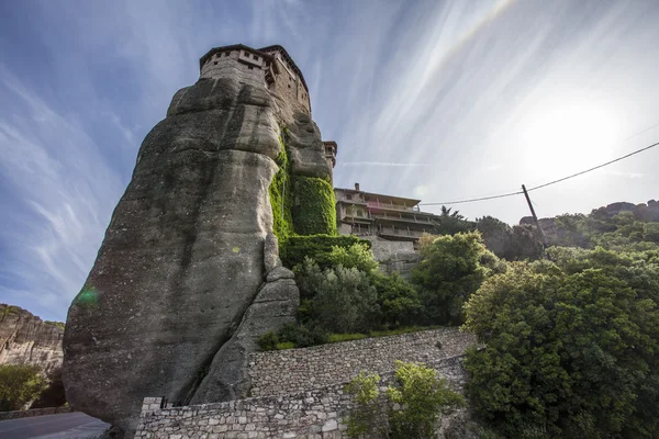 Nonce de Roussanou (Patrimoine Mondial) à Meteora (Kalambaka) en Grèce Centrale, Europe — Photo