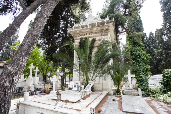 Primeiro cemitério nacional de Atenas, Atenas - Grécia — Fotografia de Stock