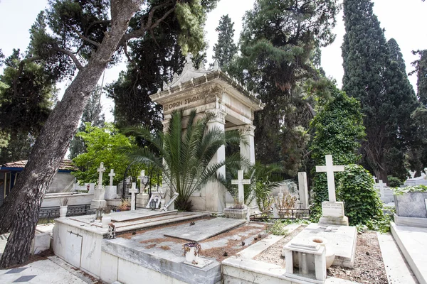 Primeiro cemitério nacional de Atenas, Atenas - Grécia — Fotografia de Stock
