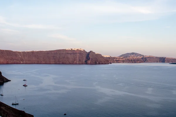 Sunrise at Oia (Ia) on the island of Santorini (Thera) The Cyclades - Greece — Stock Photo, Image