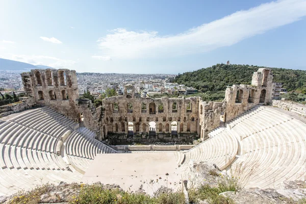 ATHÈNES. ODEON OF HEROaIntérieur du théâtre grec antique Odeon of Herodes Atticus à Athènes, Grèce, EuropeDES ATTICUS . — Photo