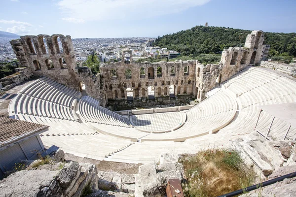 Intérieur du théâtre grec antique Odéon d'Hérodes Atticus à Athènes, Grèce, Europe — Photo