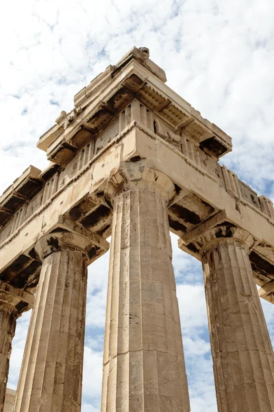 Ruinas del antiguo templo griego del Partenón - Acrópolis - Atenas - Grecia - Europa — Foto de Stock