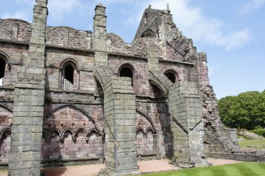 Holyrood Abbey Edinburgh, İskoçya, Birleşik Krallık'taki kalıntıları