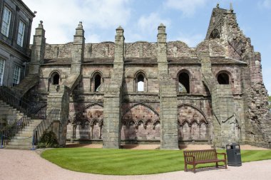 Holyrood Abbey Edinburgh, İskoçya, Birleşik Krallık'taki kalıntıları