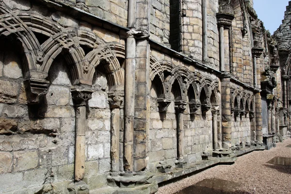 Ruínas da Abadia de Holyrood em Scotland, Reino Unido — Fotografia de Stock