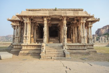 Hampi, bir eski dünya mirası İstanbul - Hindistan (Asya içinde Hindu Vittala Tapınağı)