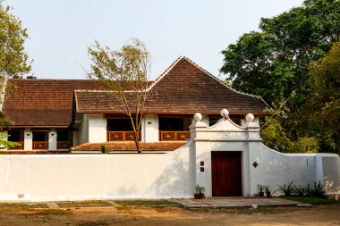 Güney Hindistan, Cochin, Kerala, Fort Kochi 'deki geçit törenine bakan VOC Kapısı. Asya  