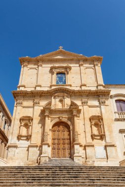 Chiesa San Francisco d 'Assissi All' Immacolata Kilisesi Noto, Sicilya, İtalya, Avrupa