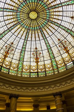 Güney Amerika 'nın Lima şehrindeki Roosevelt House ya da RImac Binası' nın dışında.