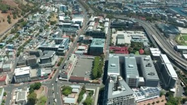 Cape Town 'daki Coronavirus Kilitlemesi Güney Afrika Şehir Sokakları Bomboş.