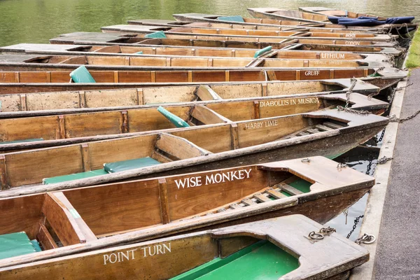 Boote auf dem Fluss Nocken Stockbild