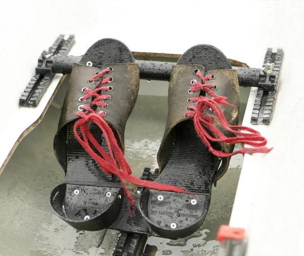 Rowing Shoes With Red Laces — Stock Photo, Image