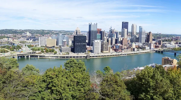 Pittsburgh manzarası Stok Fotoğraf