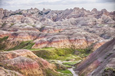 badlands sarı höyükler peyzaj