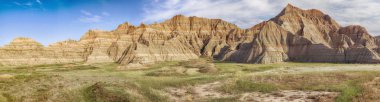 South Dakota Badlands Panorama clipart