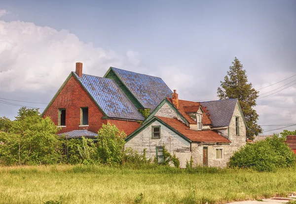 Maison abandonnée à Detroit — Photo