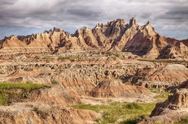 Badlands engebeli peyzaj