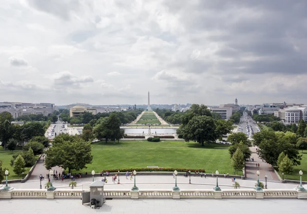 National Mall vanaf van de spreker balkon — Stockfoto