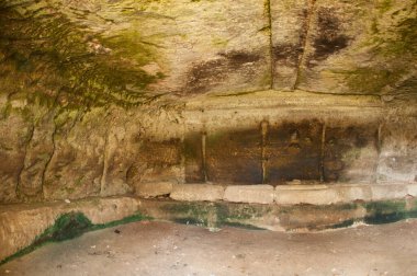 Citta del Tufo Arkeolojik Etrüsk Parkı, Toskana, İtalya.