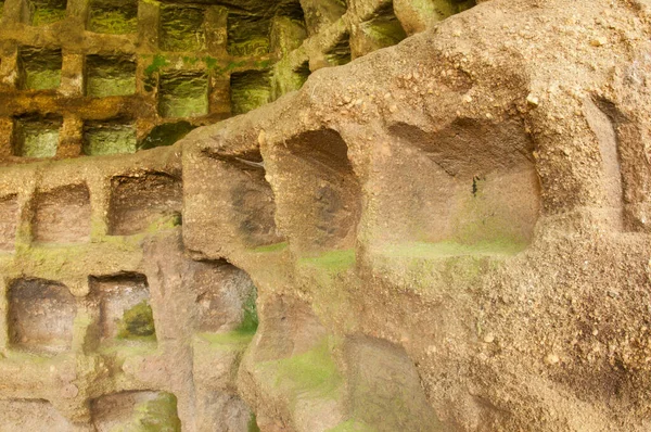 Citta Del Tufo Arkeologisk Etruskpark Toscana Italien — Stockfoto