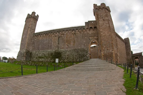 Montalcino Castle Tuscany Italy — Stock Photo, Image