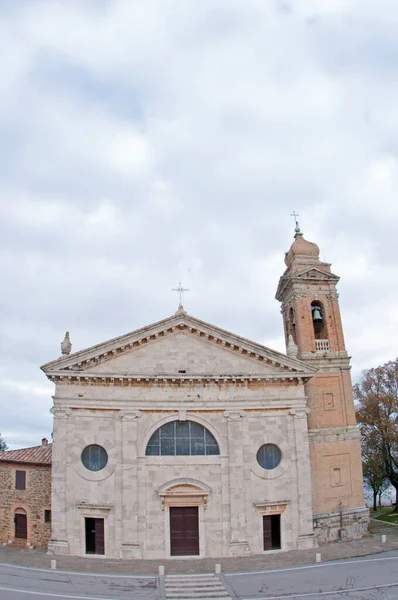 イタリア トスカーナ州モンタルチーノにあるマドンナ ソコルソ教会 — ストック写真