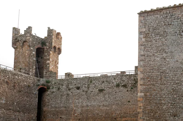 Castillo Montalcino Toscana Italia — Foto de Stock