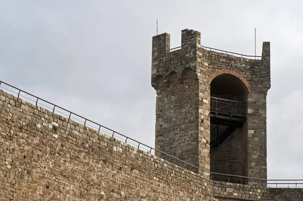 Castillo Montalcino Toscana Italia — Foto de Stock