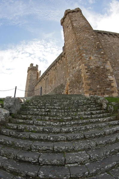 Castillo Montalcino Toscana Italia — Foto de Stock