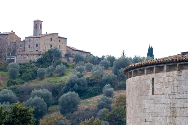 Abbey Sant Antimo Montalcino Tuscany Italy — стоковое фото