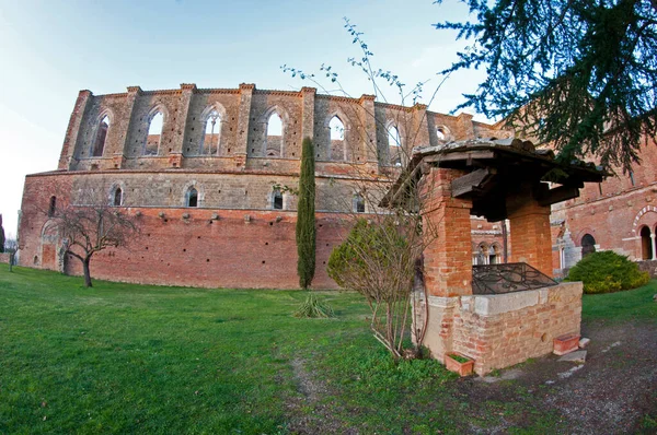 Ruinerna San Galgano Kloster Italien — Stockfoto