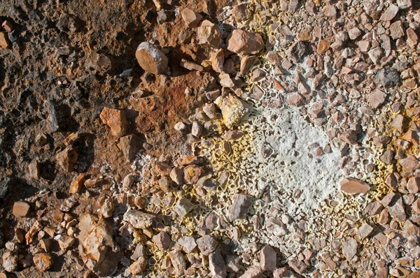 Schwefelkonkretion Boden Der Toskana — Stockfoto