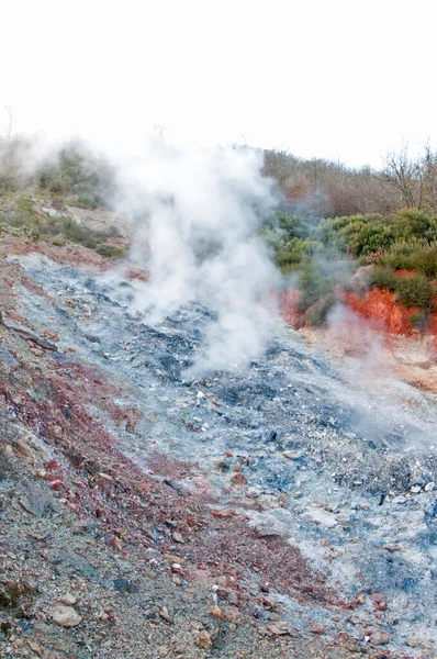 Geothermal Park Tuscany Sasso Pisano — Stock Photo, Image