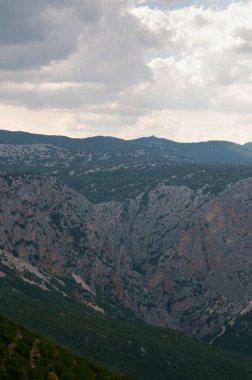 İblisin yüksek stura vadisi. Yerel: Cuneo (CN), İtalya.