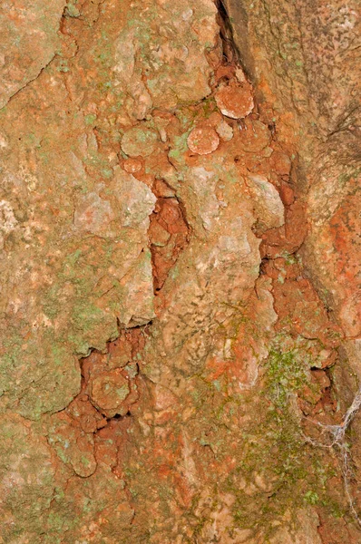 Detailní Záběr Skalního Povrchu Jeskyni — Stock fotografie