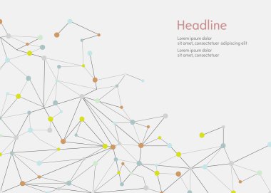 Poligonal vektör arka plan. Vektör çizim.