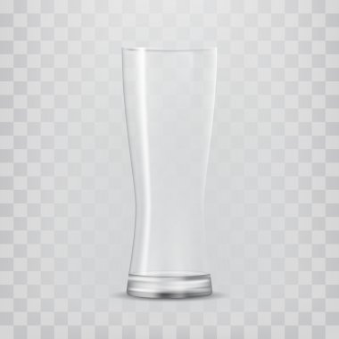 Şeffaf cam kadehler.