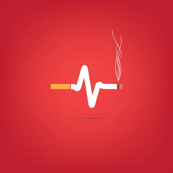 Τσιγάρο καρδιά λίγο διάνυσμα. — Διανυσματικό Αρχείο