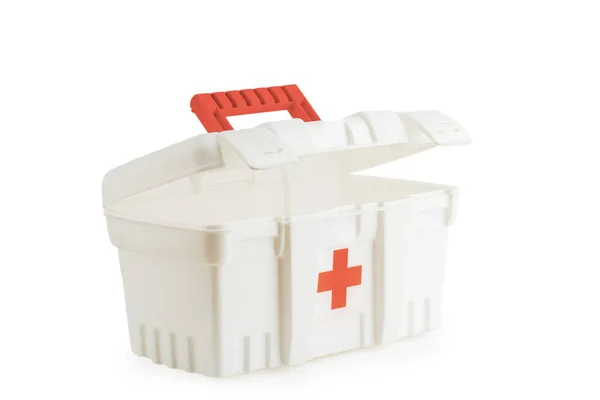 First Aid Kit Isolated White Background — Stock Photo, Image